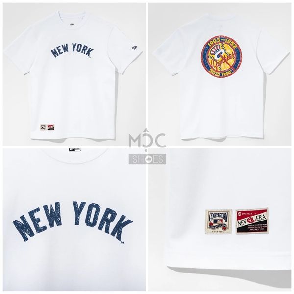 0661 - HÀNG CHÍNH HÃNG - ÁO THUN NEW ERA - YANKEE SÁP MÀU TRẮNG - *WHITE* - Code:12715399