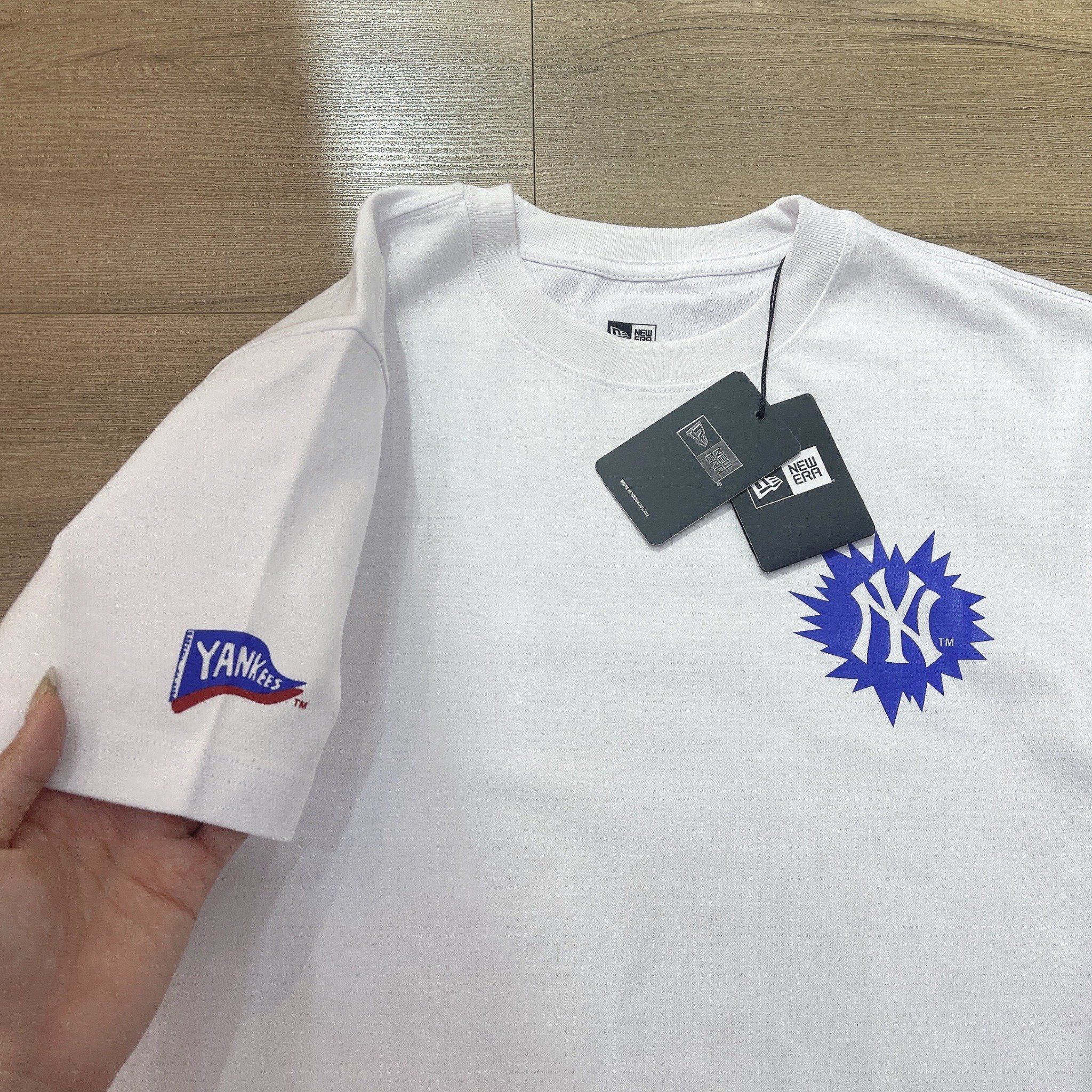 0645 - HÀNG CHÍNH HÃNG - ÁO THUN NEW ERA - NEW YORK BUZZ TRẮNG - *WHITE* - Code: 11929691