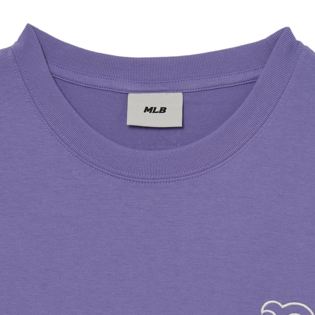1303 - HÀNG CHÍNH HÃNG - ÁO THUN MLB - BASIC MEGA LOGO B - TÍM - CODE: 3ATSB0433-43LDD