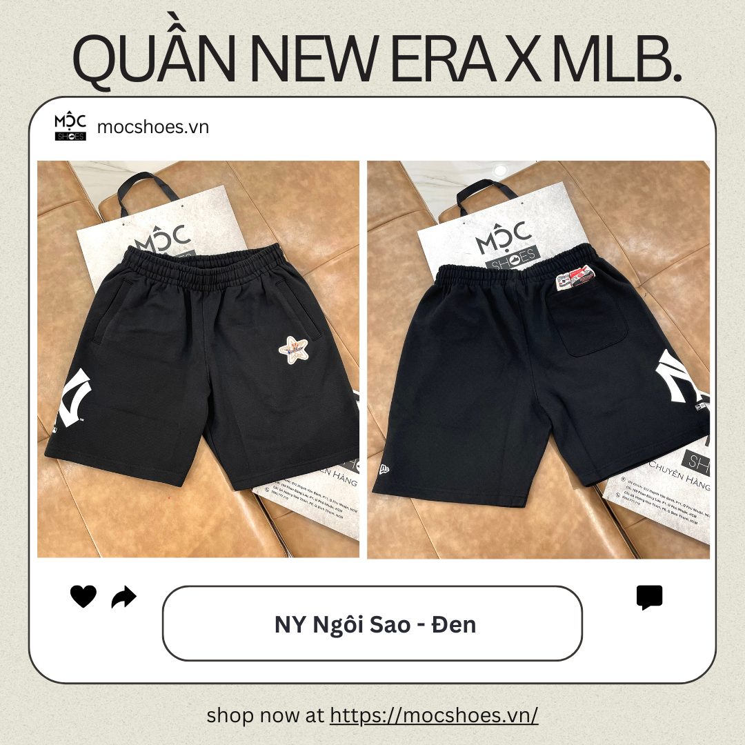 2397 - HÀNG CHÍNH HÃNG - QUẦN NEW ERA X MLB - NY NGÔI SAO - ĐEN - CODE: 13578907