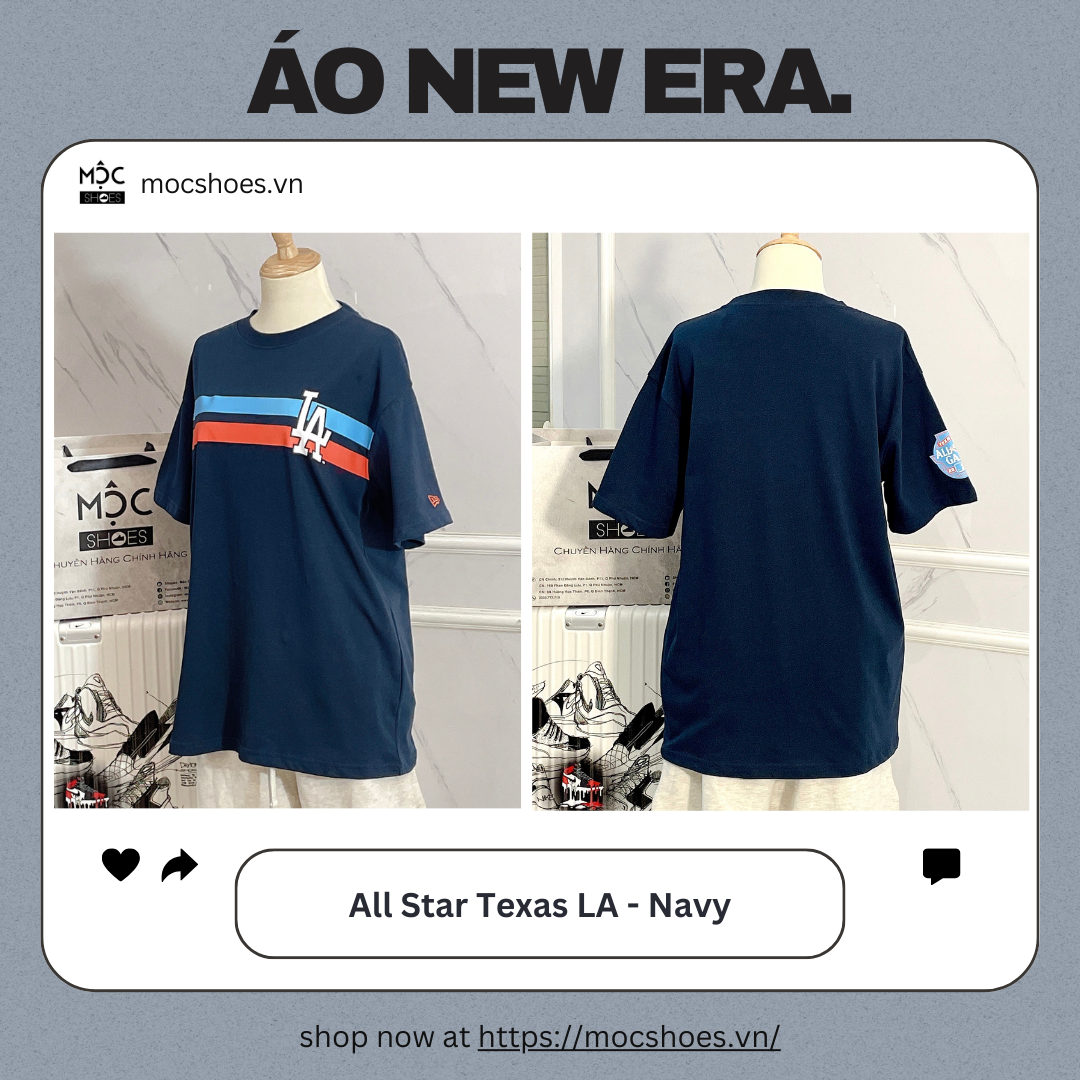 2427 - HÀNG CHÍNH HÃNG - ÁO THUN NEW ERA - ALL STAR LA - NAVY - CODE: 14380972
