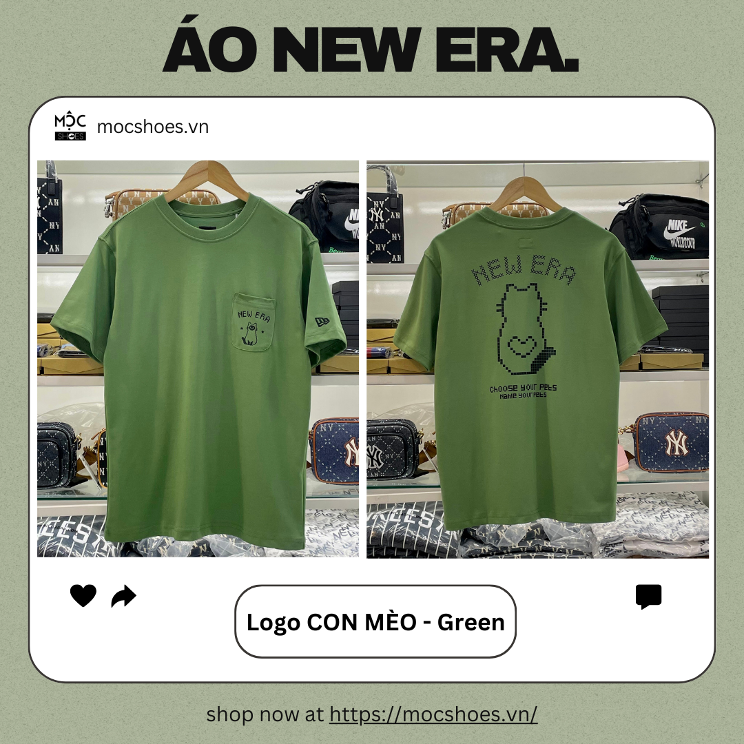 2386 - HÀNG CHÍNH HÃNG - ÁO THUN NEW ERA - GREEN -