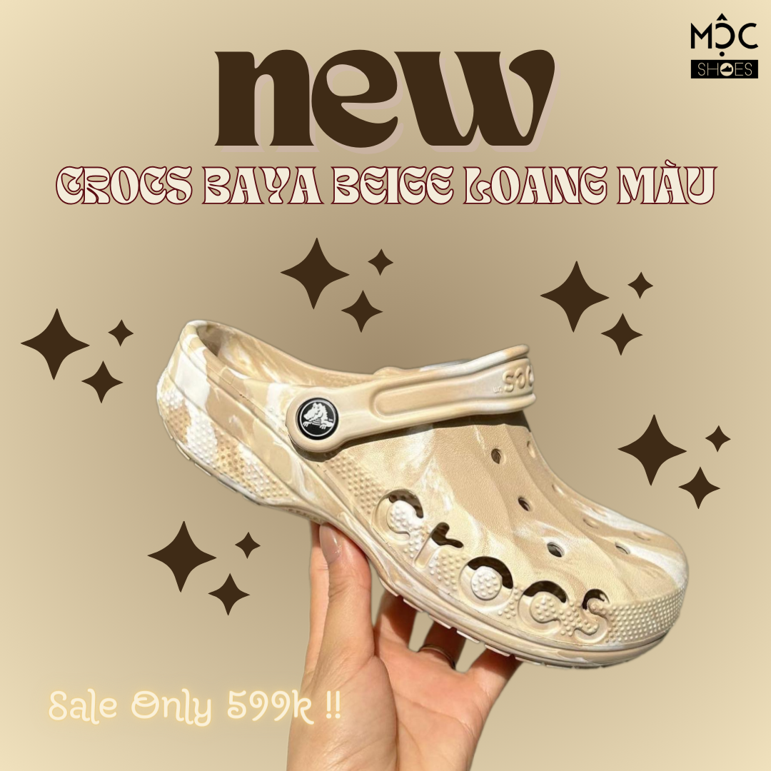 2333 - HÀNG CHÍNH HÃNG - CLOG UNISEX CROCS BAYA - BẠC XỈU