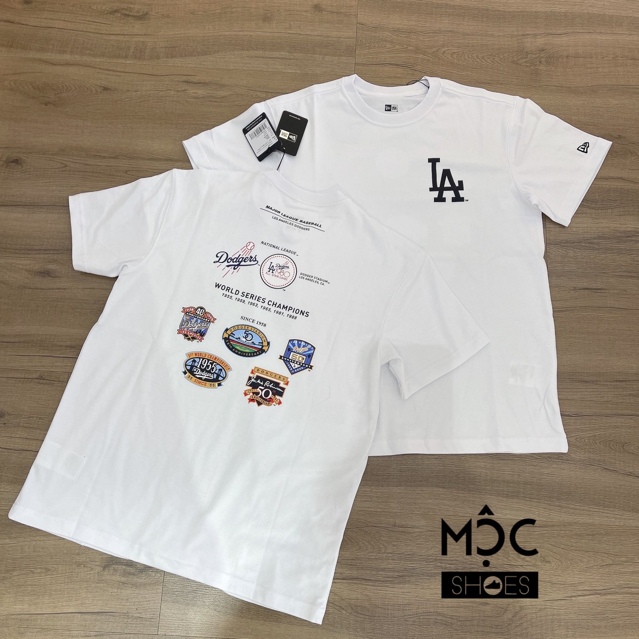 0626 - HÀNG CHÍNH HÃNG - ÁO THUN NEW ERA - COOPERLIST LA TRẮNG - *WHITE* - Code: 12715356