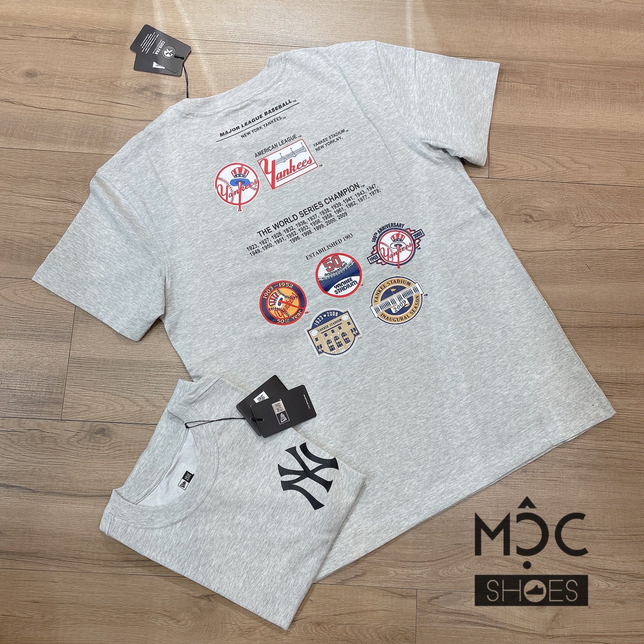 0707 - HÀNG CHÍNH HÃNG - ÁO THUN NEW ERA - COOPERLIST XÁM - *GREY* - Code: 12715354