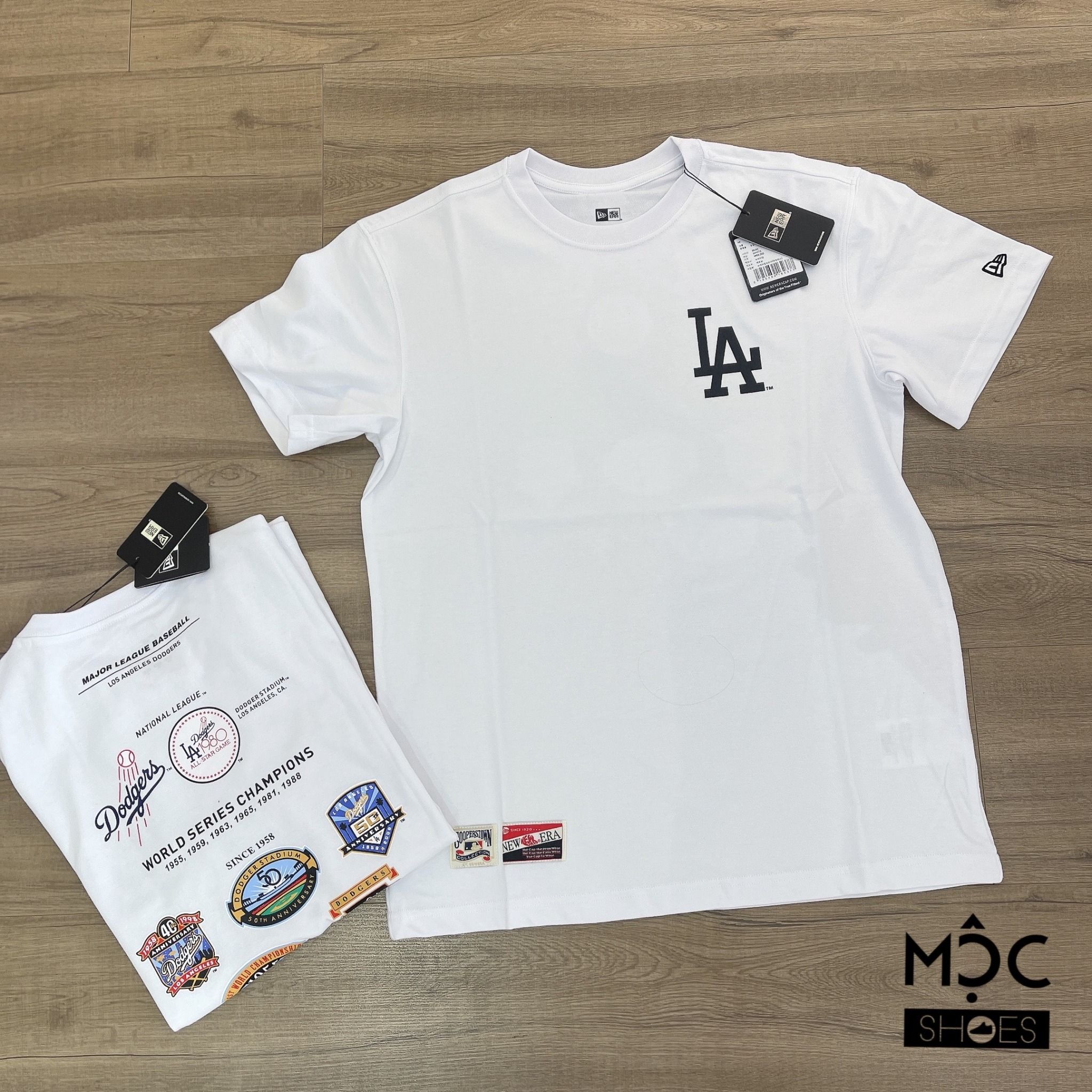 0626 - HÀNG CHÍNH HÃNG - ÁO THUN NEW ERA - COOPERLIST LA TRẮNG - *WHITE* - Code: 12715356