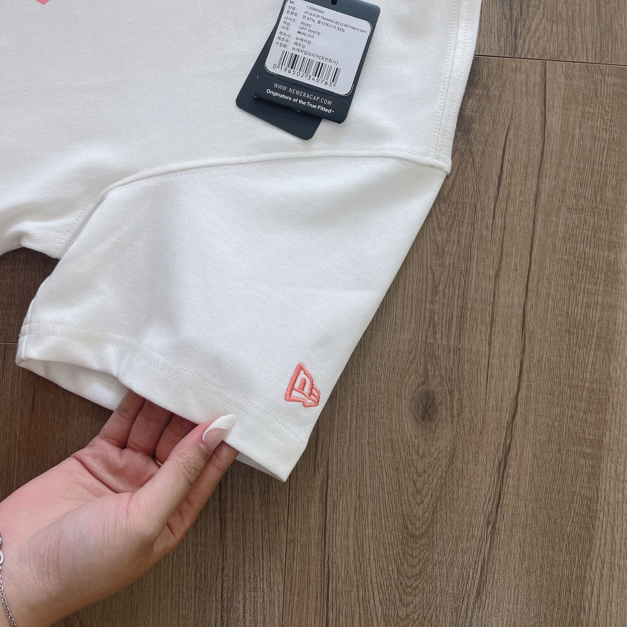 0648 - HÀNG CHÍNH HÃNG - ÁO THUN NEW ERA - NEW YORK CỜ MỸ TRẮNG - *WHITE* - Code: 13086564