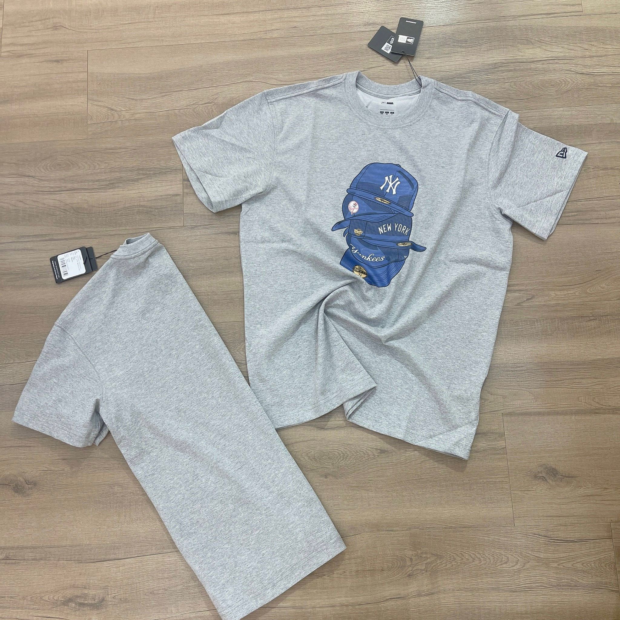 0713 - HÀNG CHÍNH HÃNG - ÁO THUN NEW ERA - CHIẾC MŨ NY XÁM - *GREY* - Code: 11929693