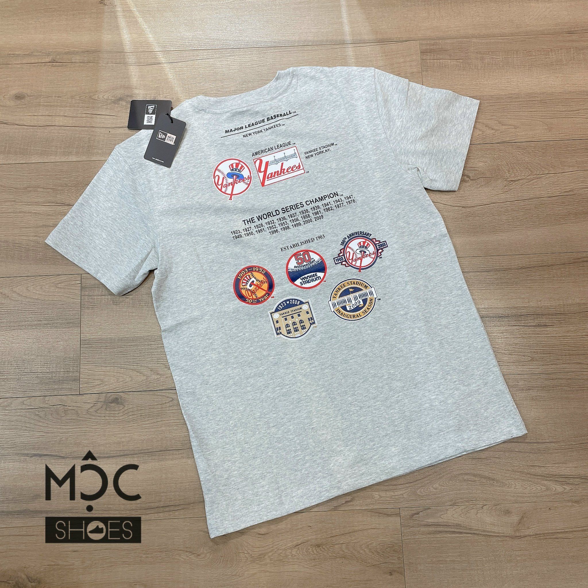 0707 - HÀNG CHÍNH HÃNG - ÁO THUN NEW ERA - COOPERLIST XÁM - *GREY* - Code: 12715354
