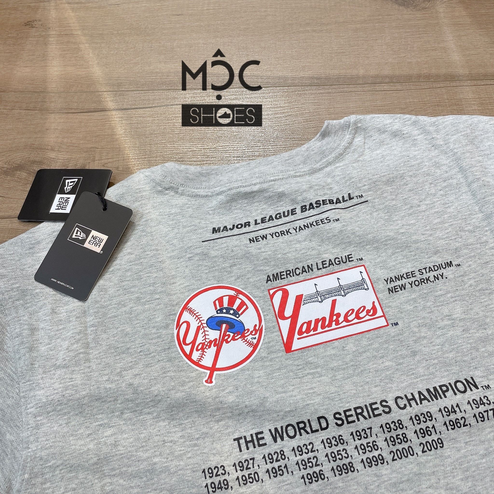 0707 - HÀNG CHÍNH HÃNG - ÁO THUN NEW ERA - COOPERLIST XÁM - *GREY* - Code: 12715354