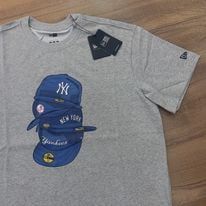 0713 - HÀNG CHÍNH HÃNG - ÁO THUN NEW ERA - CHIẾC MŨ NY XÁM - *GREY* - Code: 11929693