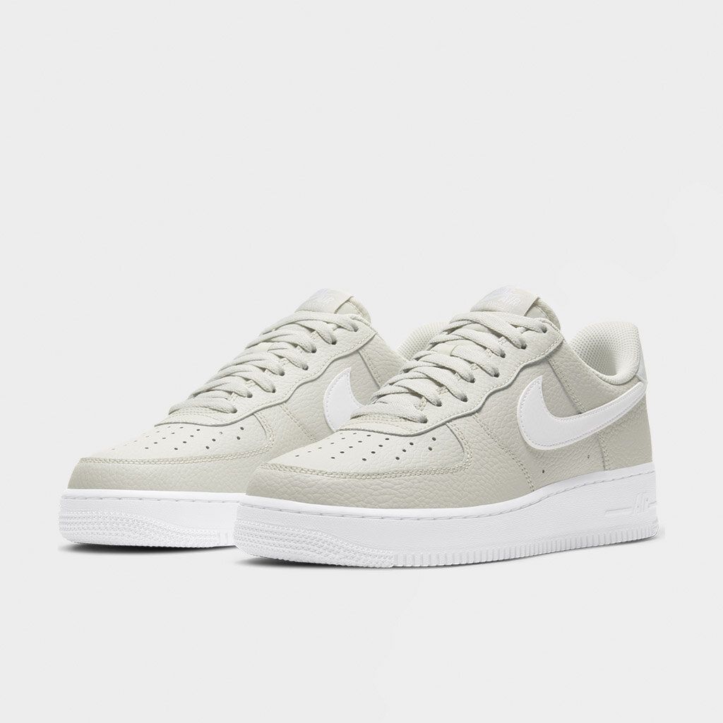  0110 - HÀNG CHÍNH HÃNG - GIÀY NIKE AIR FORCE 1 LIGHT BONE  - *WHITE LOGO* - 2021** - Code: CT2302-001 