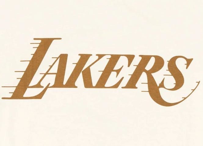  1703 - HÀNG CHÍNH HÃNG - ÁO THUN NEW ERA LAKERS - BEIGE/KEM - CODE: 13003261 