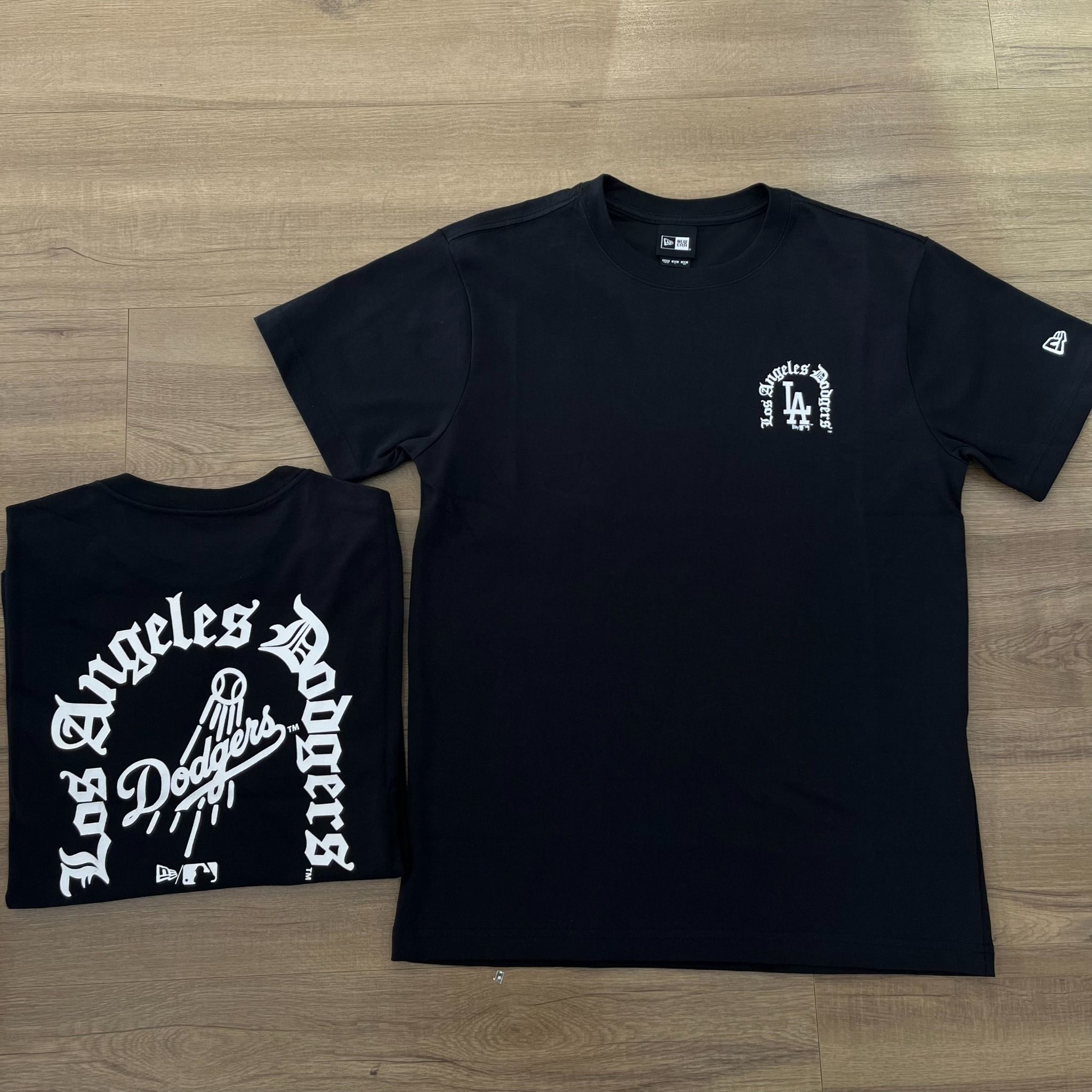 0734 - HÀNG CHÍNH HÃNG - ÁO THUN NEW ERA - LA DODGER ĐEN - *BLACK* - Code: 13083933
