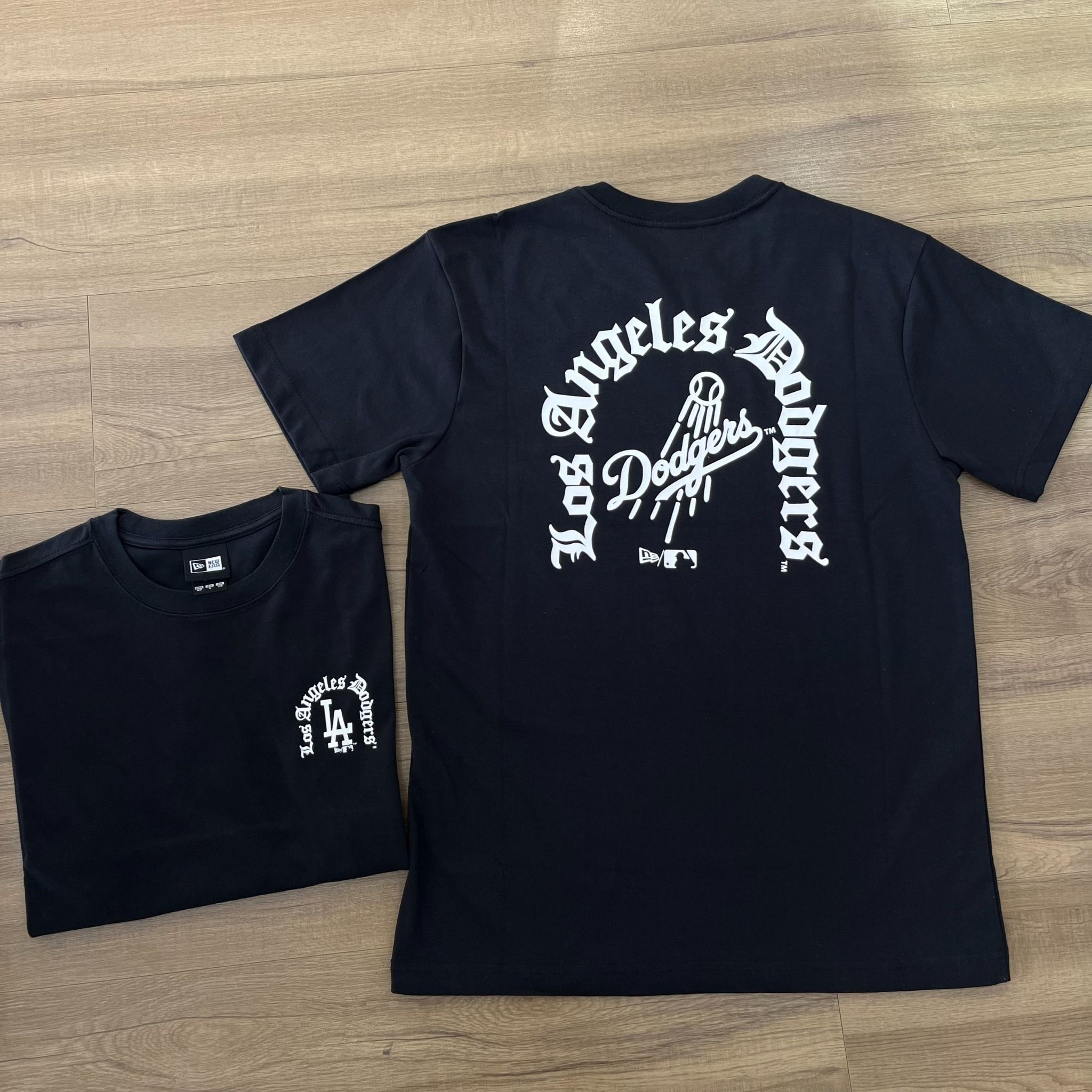 0734 - HÀNG CHÍNH HÃNG - ÁO THUN NEW ERA - LA DODGER ĐEN - *BLACK* - Code: 13083933