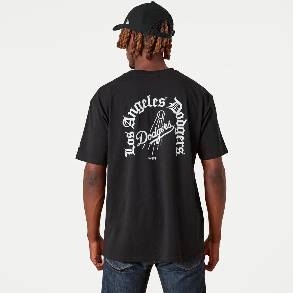 0734 - HÀNG CHÍNH HÃNG - ÁO THUN NEW ERA - LA DODGER ĐEN - *BLACK* - Code: 13083933