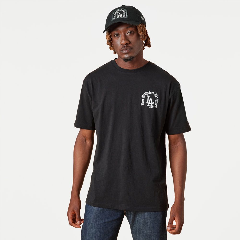 0734 - HÀNG CHÍNH HÃNG - ÁO THUN NEW ERA - LA DODGER ĐEN - *BLACK* - Code: 13083933