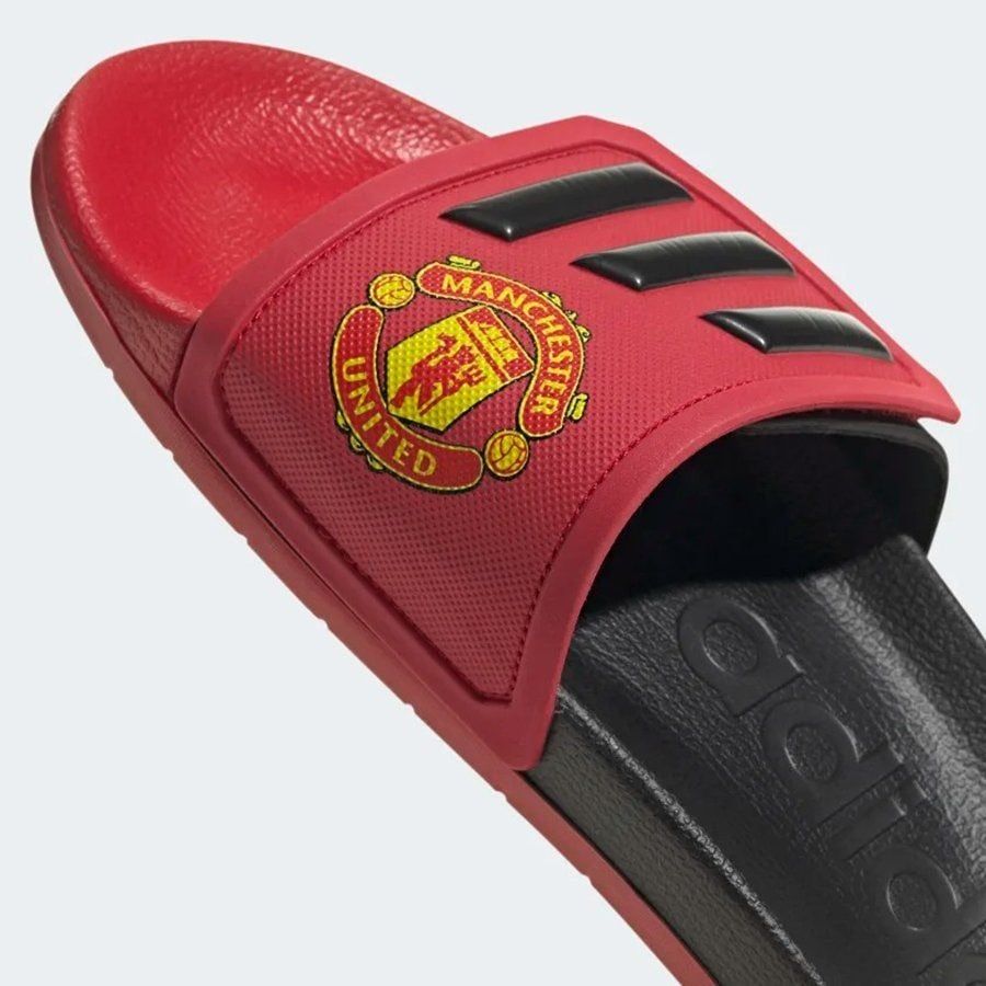 1163 - HÀNG CHÍNH HÃNG - DÉP ADIDAS TND - MÀU ĐỎ ĐEN - Manchester United - CODE: GZ5940