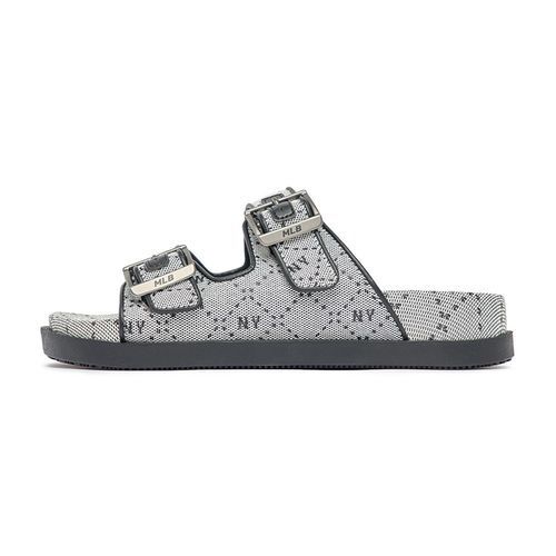 1051 - HÀNG CHÍNH HÃNG - DÉP SANDAL MLB - MONO DIA - XÁM ĐEN - CODE: 3ALPCTM33
