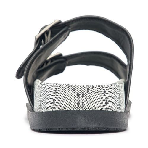 1051 - HÀNG CHÍNH HÃNG - DÉP SANDAL MLB - MONO DIA - XÁM ĐEN - CODE: 3ALPCTM33
