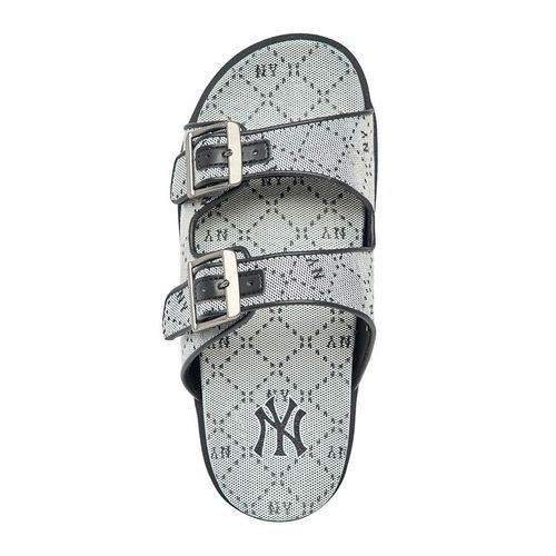 1051 - HÀNG CHÍNH HÃNG - DÉP SANDAL MLB - MONO DIA - XÁM ĐEN - CODE: 3ALPCTM33