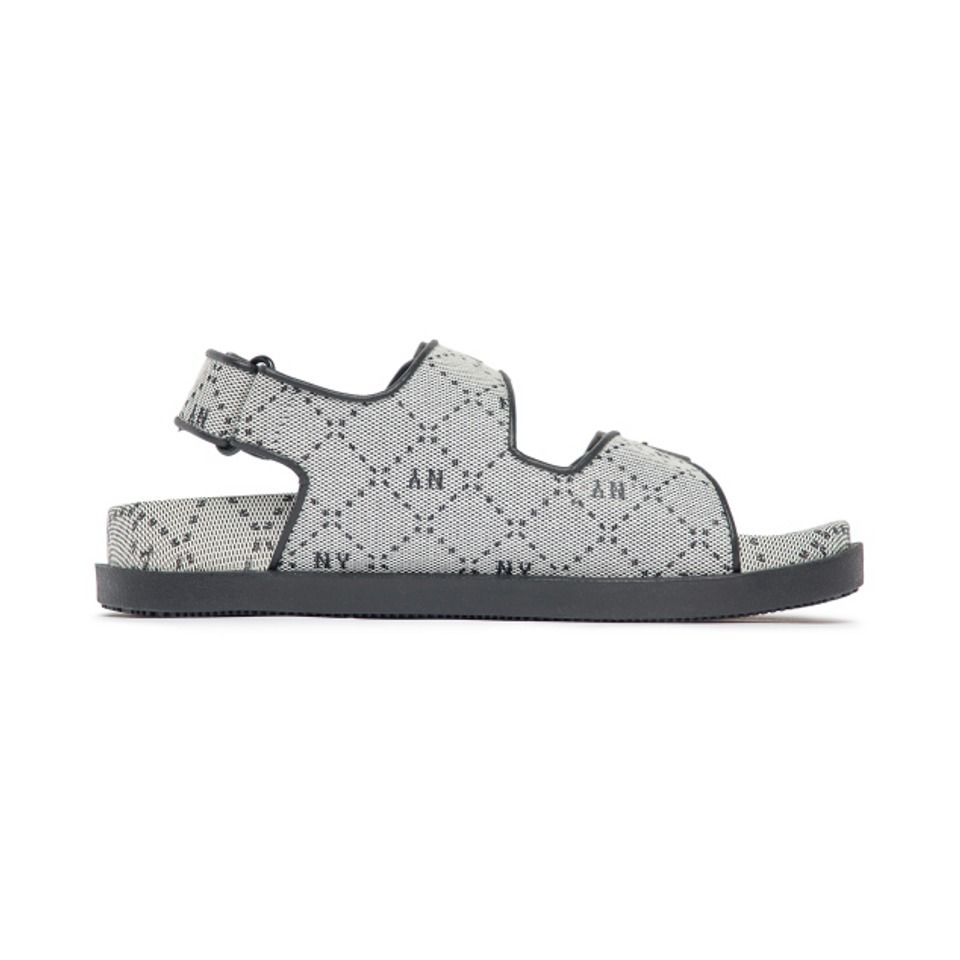 1050 - HÀNG CHÍNH HÃNG - GIÀY SANDAL MLB - MONO DIA - XÁM ĐEN - CODE: 3ASDCSJ33