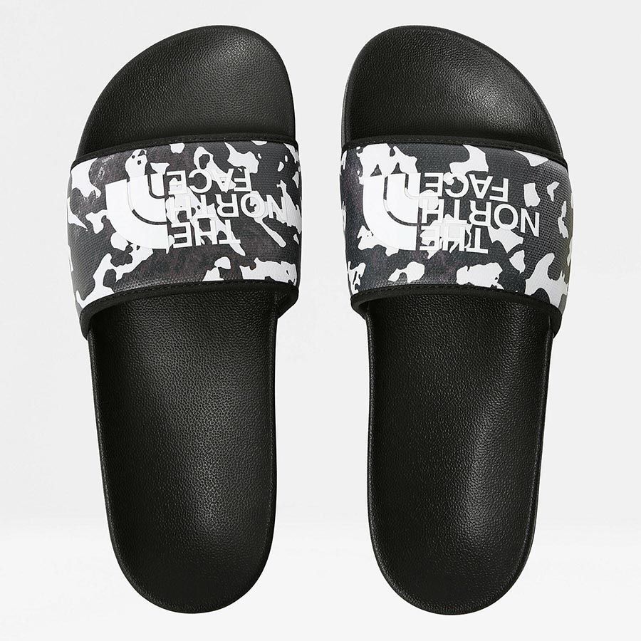 1395 - HÀNG CHÍNH HÃNG - DÉP THE NORTH FACE BASE CAMP SLIDE III *BLACK CAMO* - CODE: NF0A4T2R345