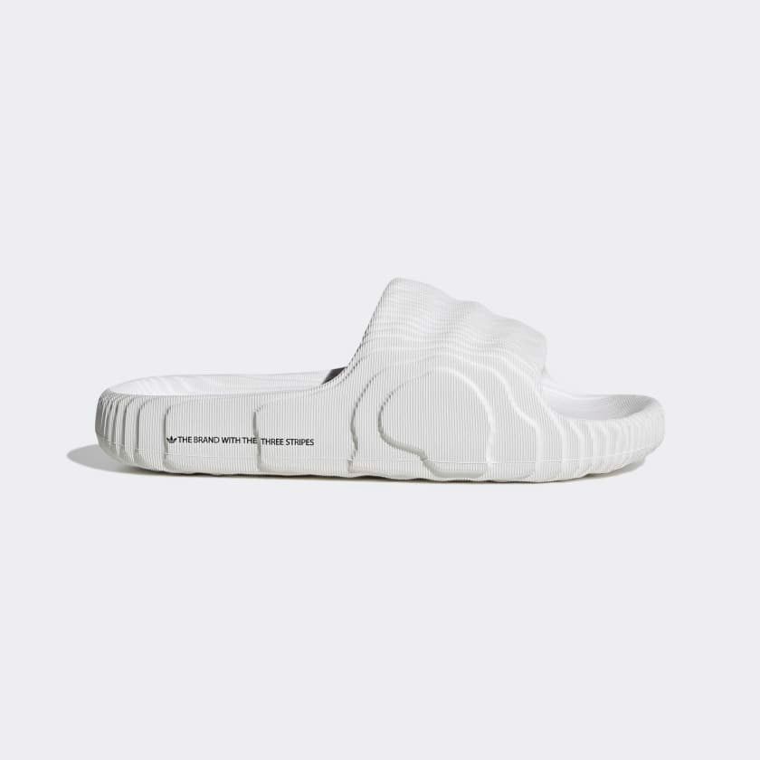  1104 - HÀNG CHÍNH HÃNG - DÉP ADIDAS 22 - BẬC THANG * MÀU TRẮNG * Code: HQ4672 