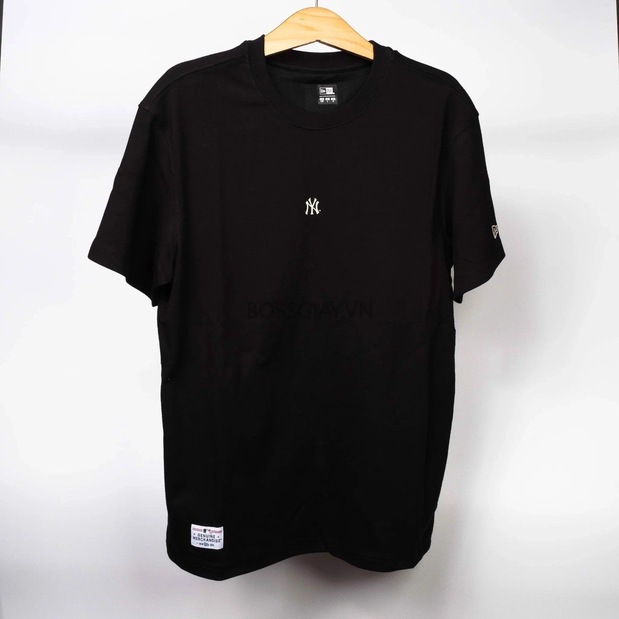 0970 - HÀNG CHÍNH HÃNG - ÁO THUN NEW ERA - NY LOGO CHÌM ĐEN - CODE: 13731451