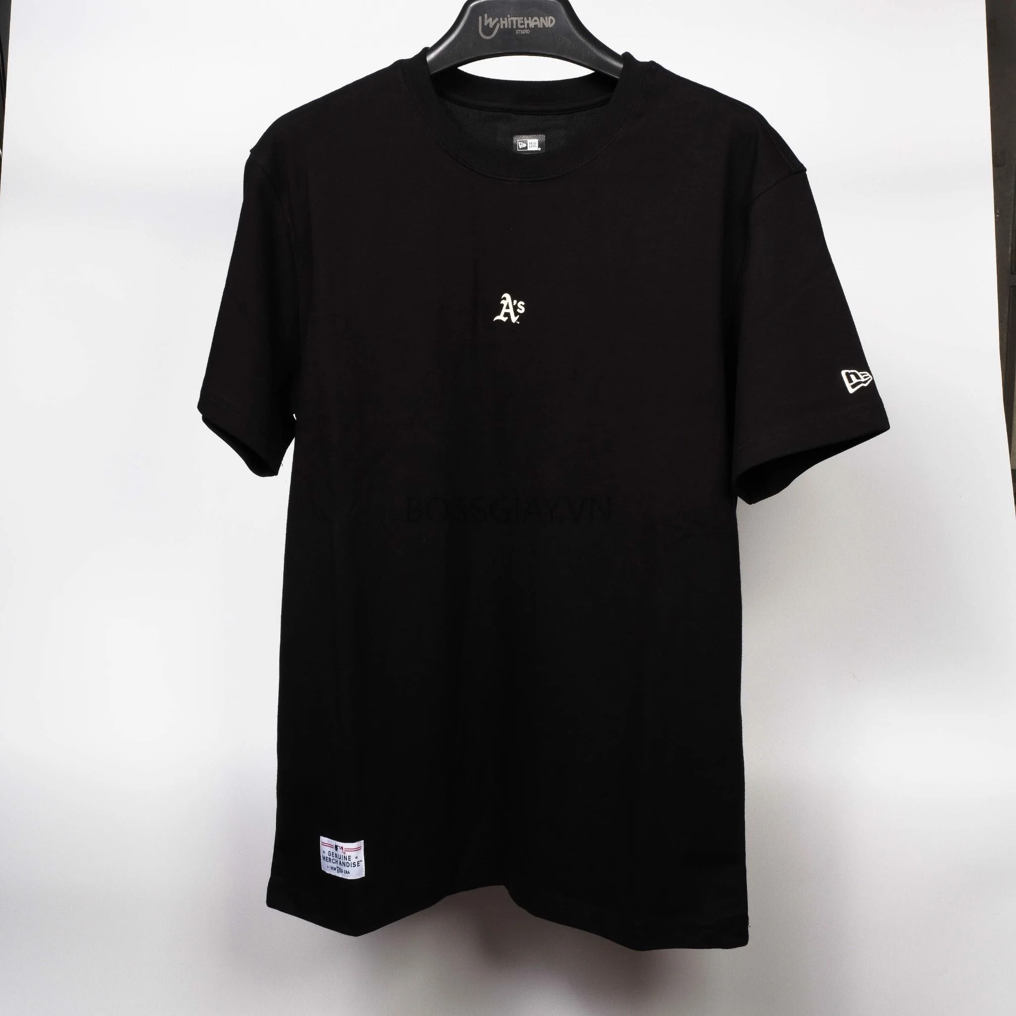0887 - HÀNG CHÍNH HÃNG - ÁO THUN NEW ERA - AS LOGO * CHÌM ĐEN * CODE :13731450