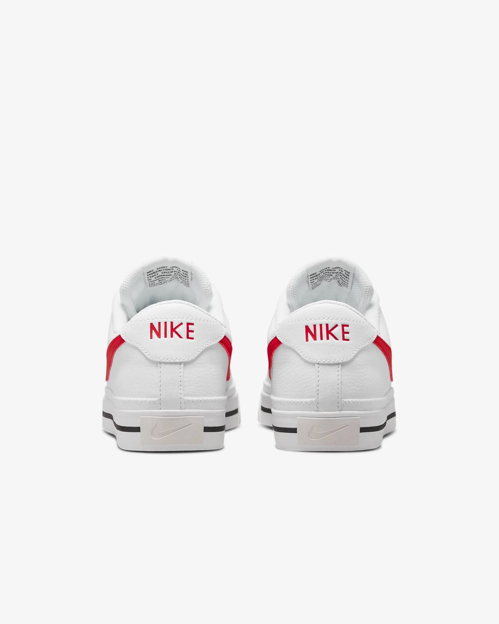 0427 - HÀNG CHÍNH HÃNG - GIÀY NIKE COURT LEGACY LOW - *WHITE/RED* - 2023** - Code: CU4150-105