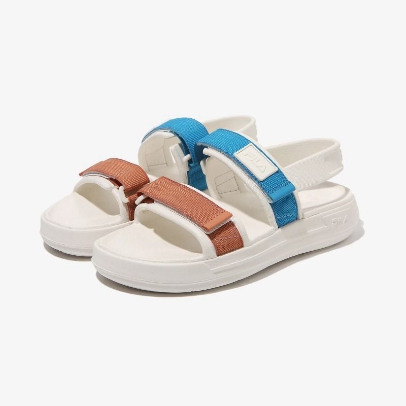 1007 - HÀNG CHÍNH HÃNG - GIÀY QUAI HẬU SANDAL FILA SURFY MÀU - * Blue Orange White * - CODE: 1SM01934E_423