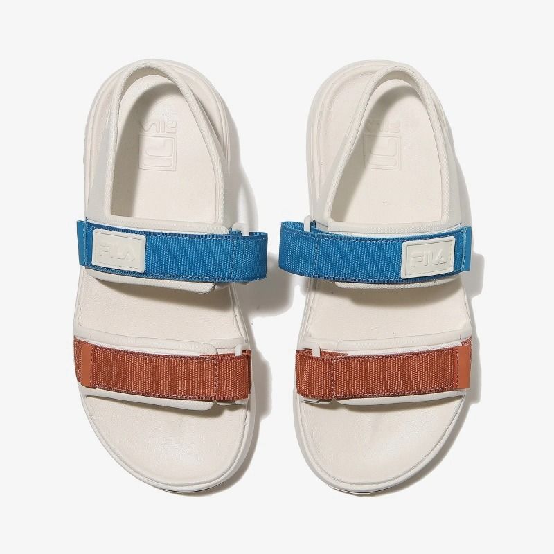 1007 - HÀNG CHÍNH HÃNG - GIÀY QUAI HẬU SANDAL FILA SURFY MÀU - * Blue Orange White * - CODE: 1SM01934E_423