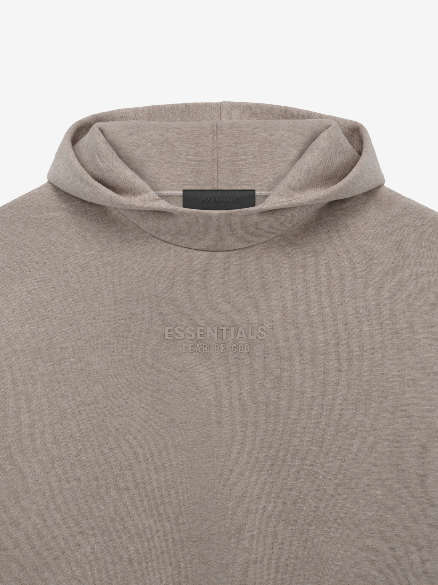 2059 - HÀNG CHÍNH HÃNG - ÁO FEAR OF GOD ESSENTIALS PULL - OVER HOODIE CORE HEATHER (XÁM)
