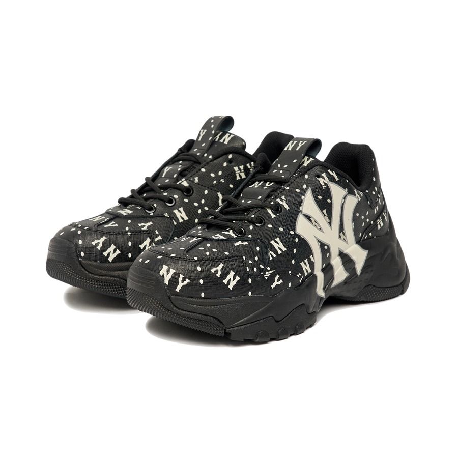 0862 - HÀNG CHÍNH HÃNG - GIÀY SNEAKER MLBSAFFIANO DIAMOND - ĐEN- * BLACK * Code: 3ASHMS13N