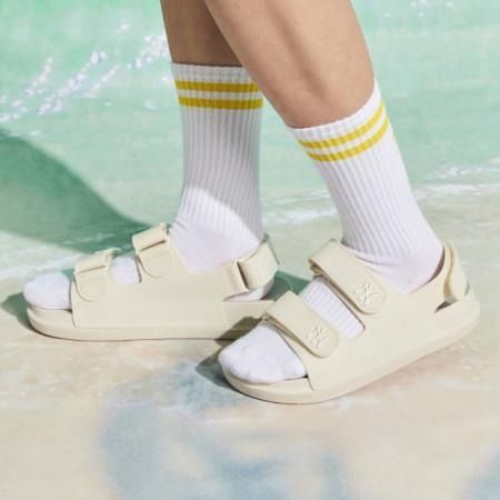 1032 - HÀNG CHÍNH HÃNG - GIÀY SANDAL MLB - NEW YORK YANKEES - * TRẮNG * QUAI NHỰA - CODE : 3ASDSD123-50CRS