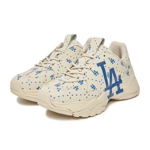 0863 - HÀNG CHÍNH HÃNG - GIÀY SNEAKER MLBSAFFIANO DIAMOND - BE XANH - * BEGIE * Code: 3ASHMS13N 07IVS