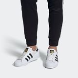  0090 - HÀNG CHÍNH HÃNG - GIÀY ADIDAS SUPERSTAR GOLD TEM VÀNG  - *WHITE/GOLD LOGO* - 2021** - Code: EG4958 