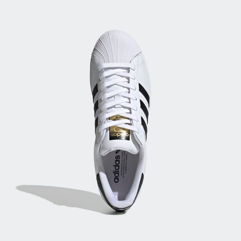 0090 - HÀNG CHÍNH HÃNG - GIÀY ADIDAS SUPERSTAR GOLD TEM VÀNG - *WHITE/GOLD LOGO* - 2021** - Code: EG4958