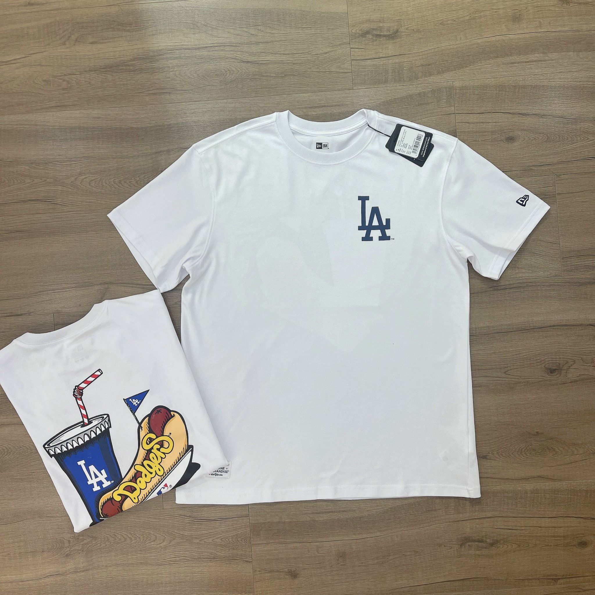 0659 - HÀNG CHÍNH HÃNG - ÁO THUN NEW ERA - HOTDOG TRẮNG - *WHITE* - Code: 12715376