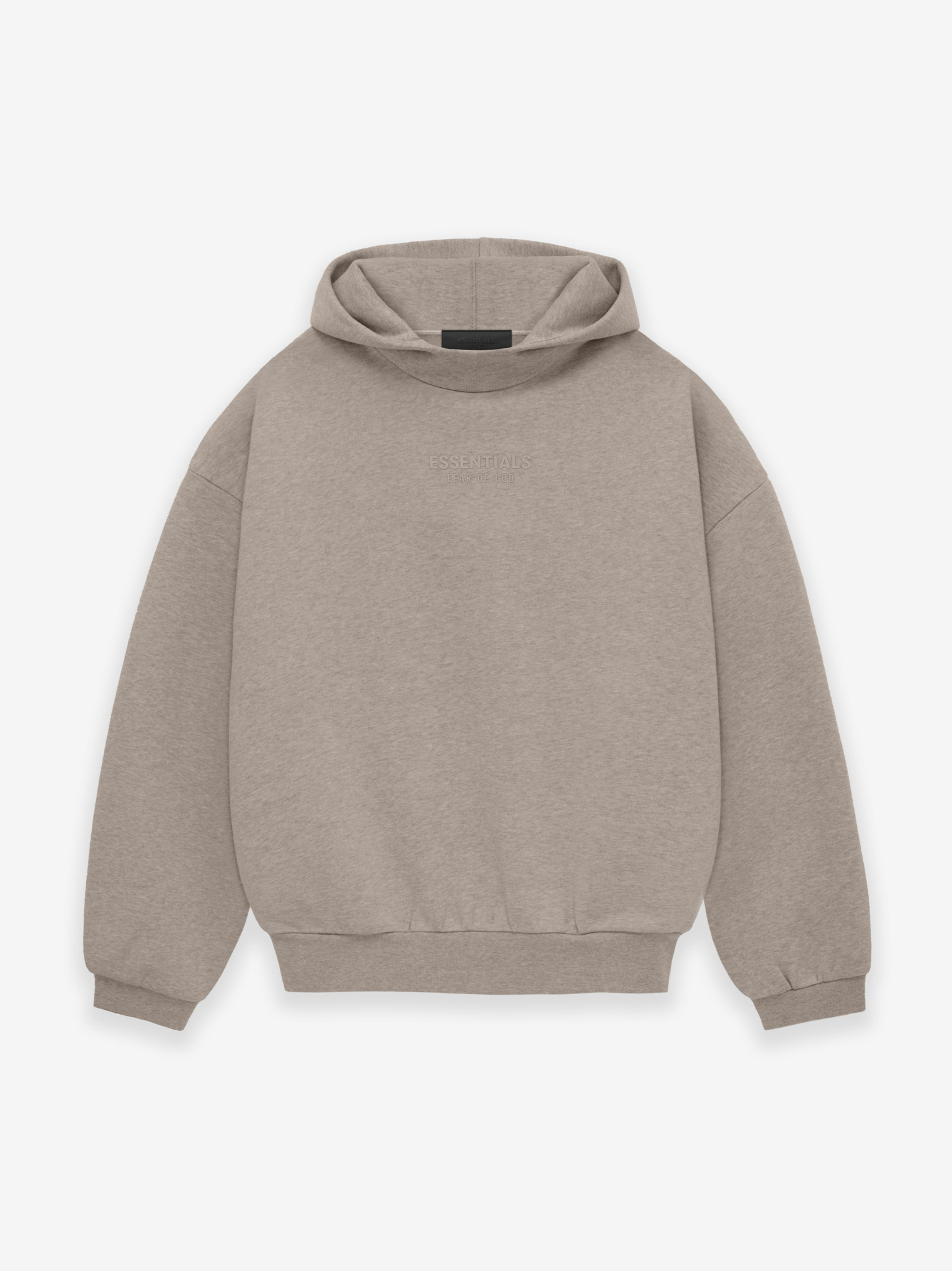 2059 - HÀNG CHÍNH HÃNG - ÁO FEAR OF GOD ESSENTIALS PULL - OVER HOODIE CORE HEATHER (XÁM)