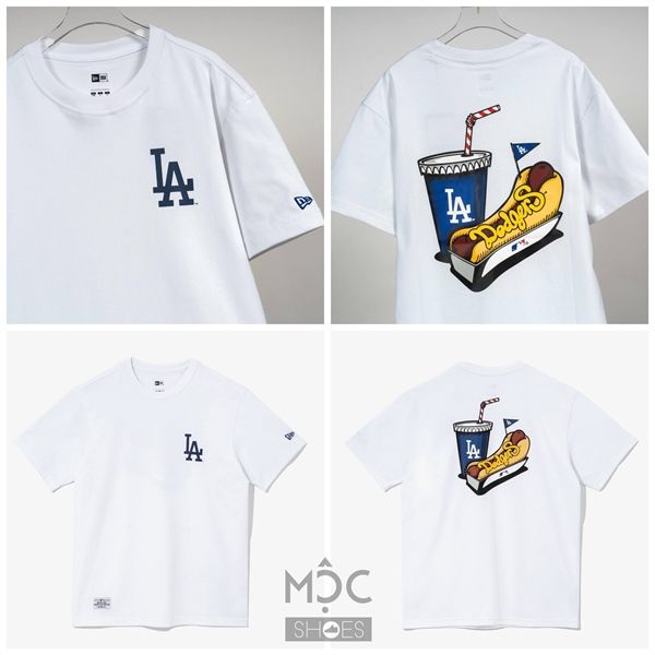 0659 - HÀNG CHÍNH HÃNG - ÁO THUN NEW ERA - HOTDOG TRẮNG - *WHITE* - Code: 12715376