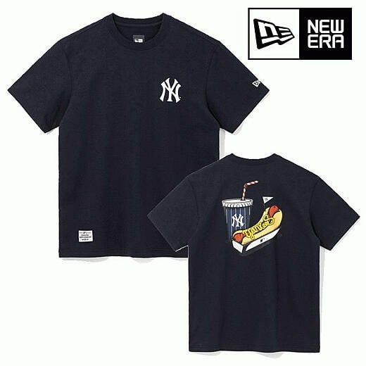 0728 - HÀNG CHÍNH HÃNG - ÁO THUN NEW ERA - HOTDOG ĐEN - *BLACK* - Code: 12715377