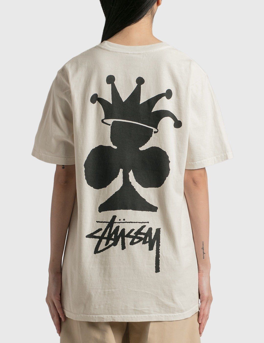 1135 - HÀNG CHÍNH HÃNG - ÁO THUN STUSSY - STUSSY CLUB CROWN - BE