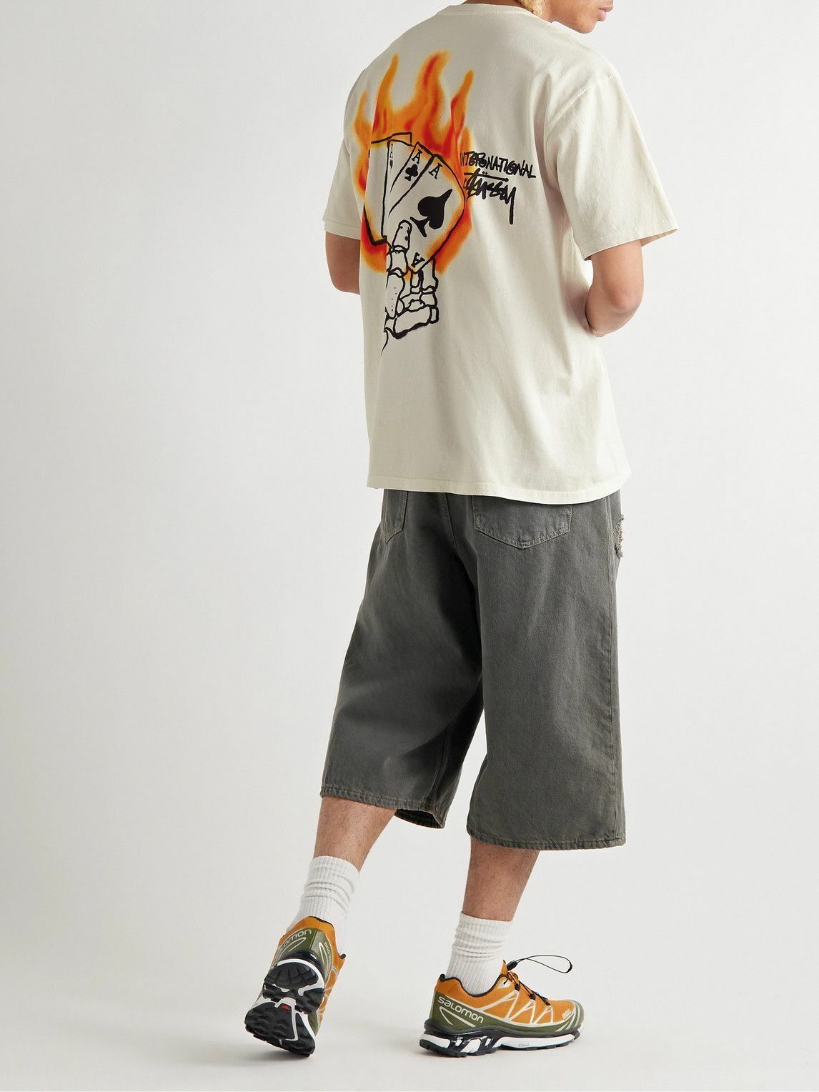 1140 - HÀNG CHÍNH HÃNG - ÁO THUN STUSSY - STUSSY READ EM' N' WEEP PIGMENT DYED - BE