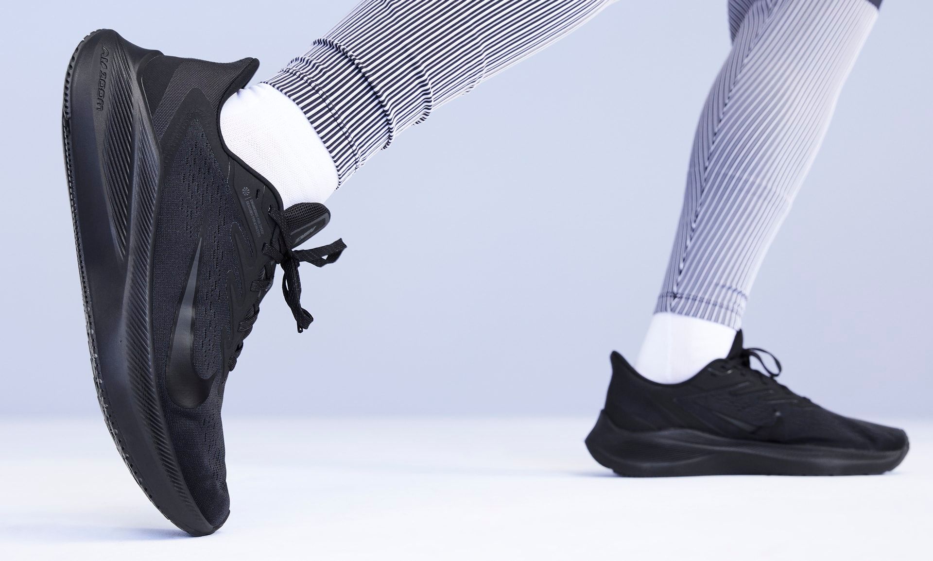 0071 - HÀNG CHÍNH HÃNG - GIÀY NIKE AIR ZOOM WINFLO 7 - TRIPLE BLACK - *ALL BLACK* - 2021** - Code: CJ0291-001