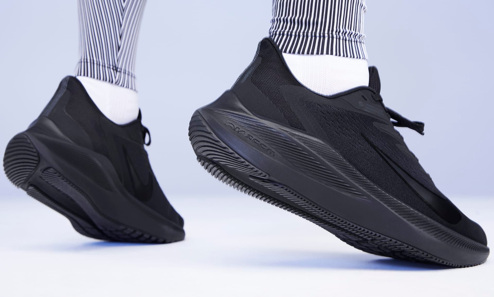 0071 - HÀNG CHÍNH HÃNG - GIÀY NIKE AIR ZOOM WINFLO 7 - TRIPLE BLACK - *ALL BLACK* - 2021** - Code: CJ0291-001