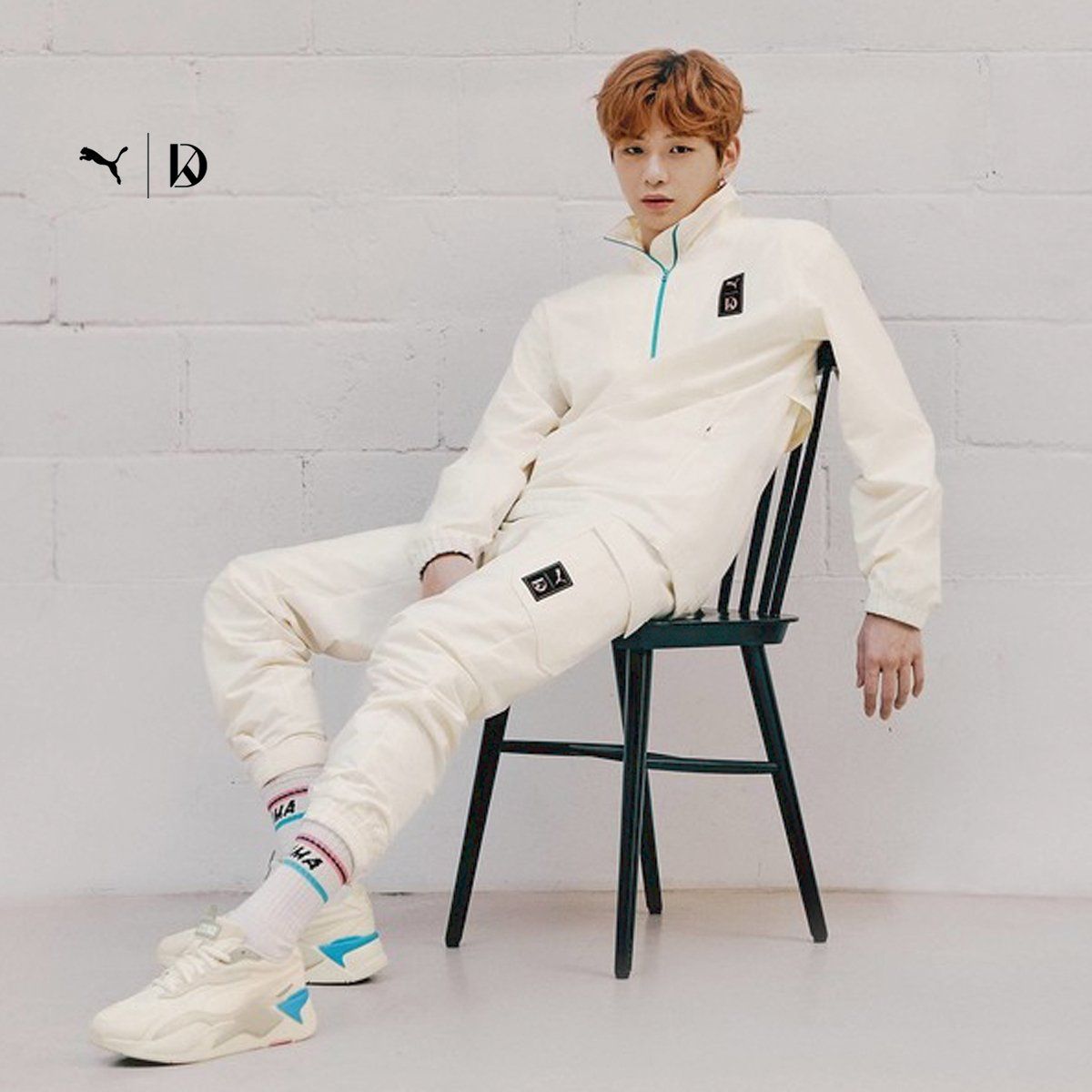  0037 - HÀNG CHÍNH HÃNG - GIÀY PUMA RSX - KANG DANIEL  - *WHITE* - 2021** - Code: 371570 26 