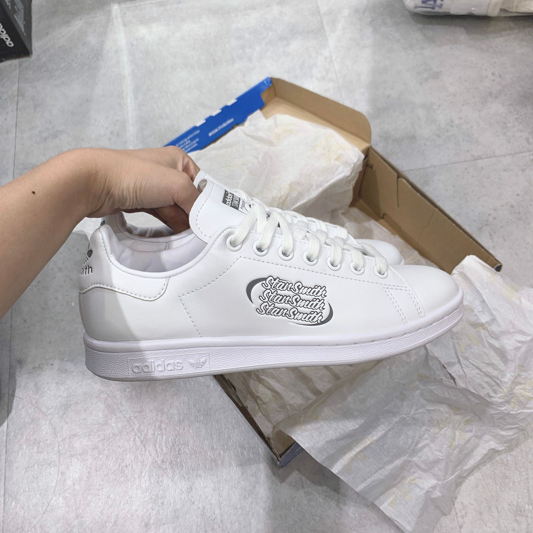 0040 - HÀNG CHÍNH HÃNG - GIÀY ADIDAS STANSMITH - *WHITE* - 2021** - Code: