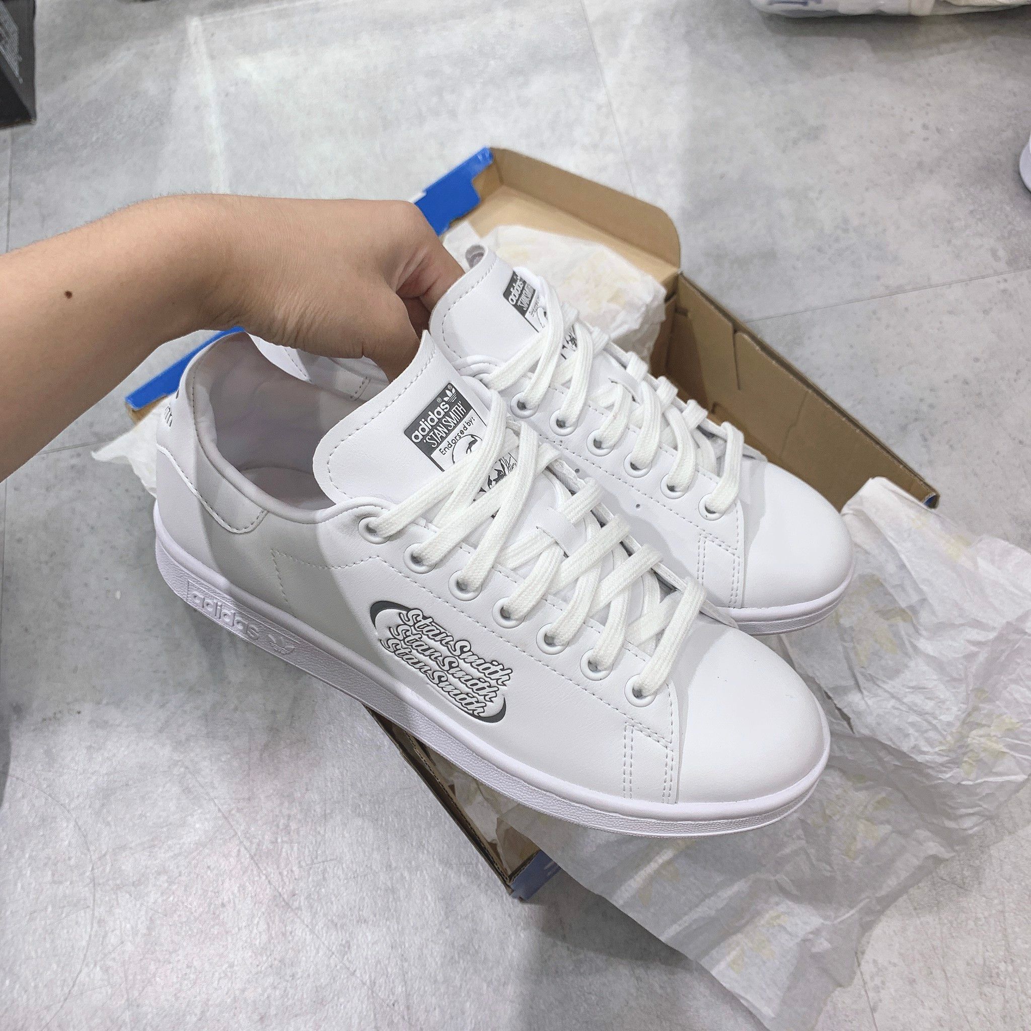 0040 - HÀNG CHÍNH HÃNG - GIÀY ADIDAS STANSMITH - *WHITE* - 2021** - Code: